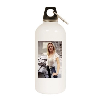 Heather Graham White Water Bottle With Carabiner