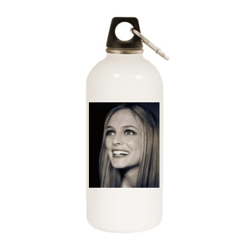 Heather Graham White Water Bottle With Carabiner