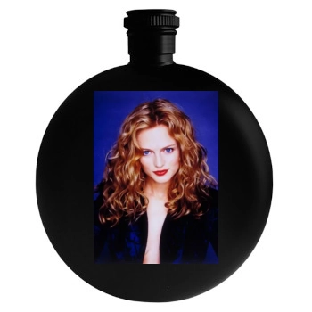 Heather Graham Round Flask