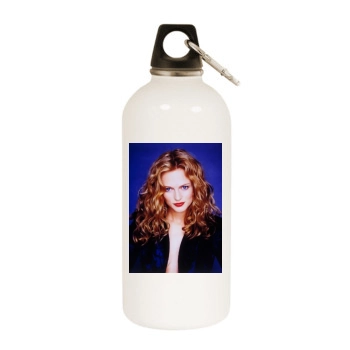 Heather Graham White Water Bottle With Carabiner