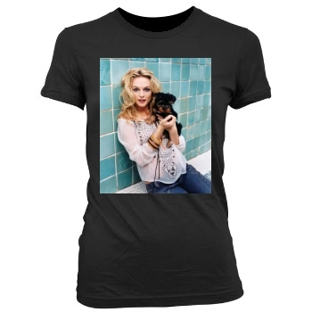 Heather Graham Women's Junior Cut Crewneck T-Shirt