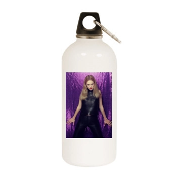 Heather Graham White Water Bottle With Carabiner