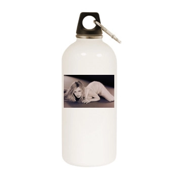 Heather Graham White Water Bottle With Carabiner