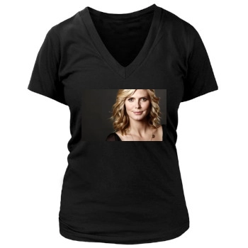 Heidi Klum Women's Deep V-Neck TShirt