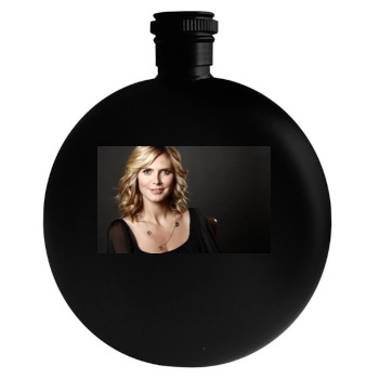 Heidi Klum Round Flask