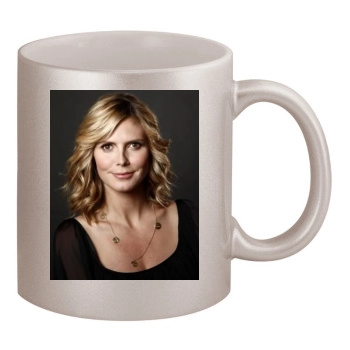 Heidi Klum 11oz Metallic Silver Mug