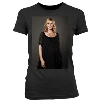 Heidi Klum Women's Junior Cut Crewneck T-Shirt