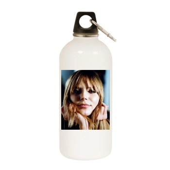 Heidi Klum White Water Bottle With Carabiner