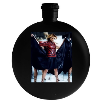 Heidi Klum Round Flask