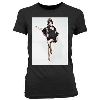 Heidi Klum Women's Junior Cut Crewneck T-Shirt