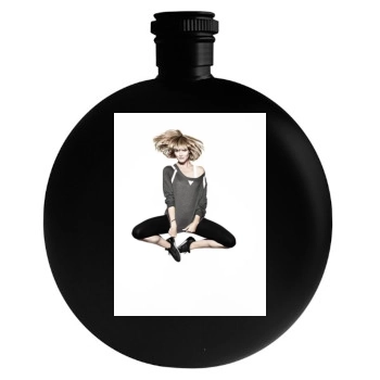 Heidi Klum Round Flask