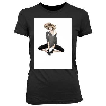 Heidi Klum Women's Junior Cut Crewneck T-Shirt