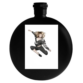 Heidi Klum Round Flask