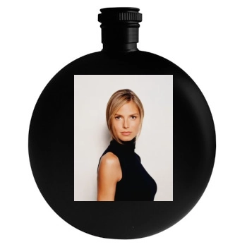 Heidi Klum Round Flask