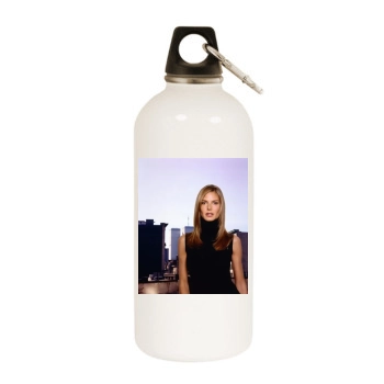 Heidi Klum White Water Bottle With Carabiner