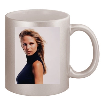 Heidi Klum 11oz Metallic Silver Mug