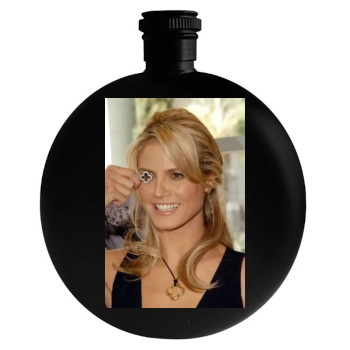 Heidi Klum Round Flask