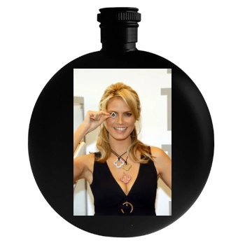 Heidi Klum Round Flask