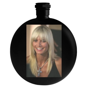 Heidi Klum Round Flask