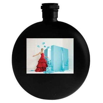 Heidi Klum Round Flask