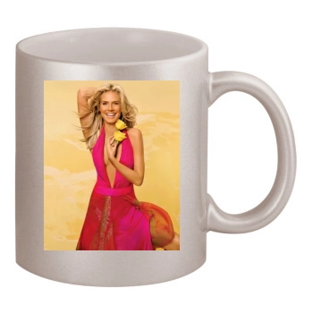 Heidi Klum 11oz Metallic Silver Mug