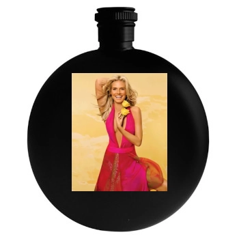 Heidi Klum Round Flask