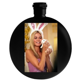 Heidi Klum Round Flask