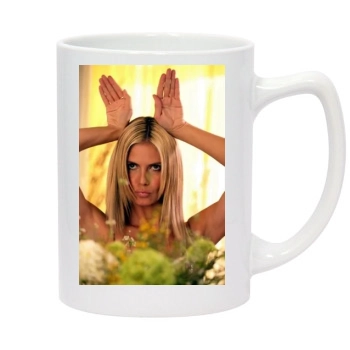 Heidi Klum 14oz White Statesman Mug