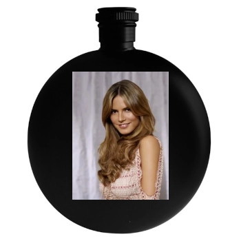 Heidi Klum Round Flask