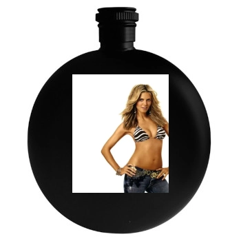 Heidi Klum Round Flask