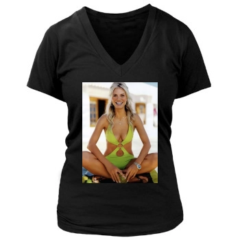 Heidi Klum Women's Deep V-Neck TShirt