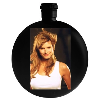 Heidi Klum Round Flask