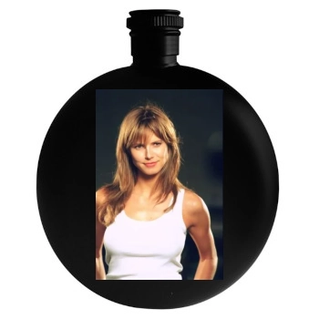 Heidi Klum Round Flask