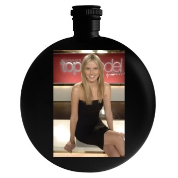 Heidi Klum Round Flask