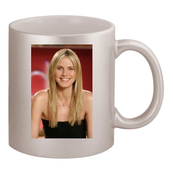 Heidi Klum 11oz Metallic Silver Mug