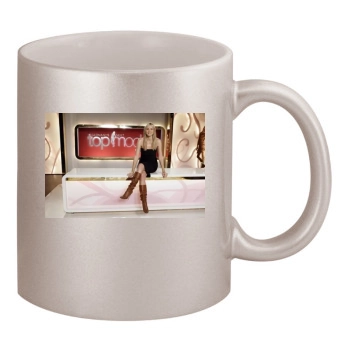 Heidi Klum 11oz Metallic Silver Mug