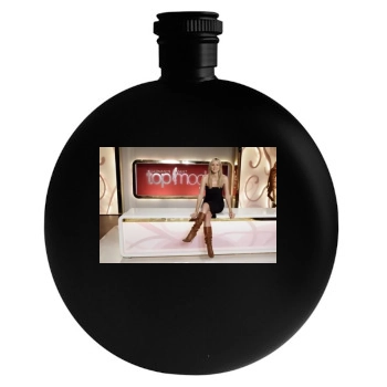 Heidi Klum Round Flask