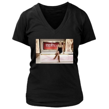 Heidi Klum Women's Deep V-Neck TShirt