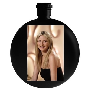 Heidi Klum Round Flask