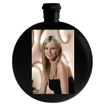 Heidi Klum Round Flask