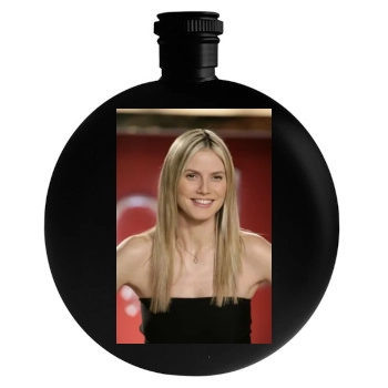 Heidi Klum Round Flask