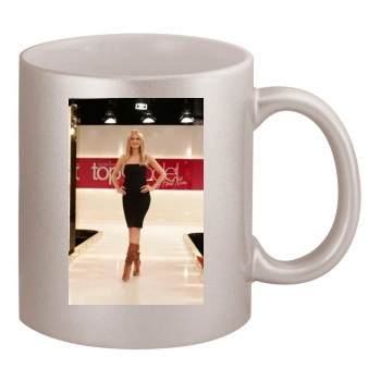 Heidi Klum 11oz Metallic Silver Mug