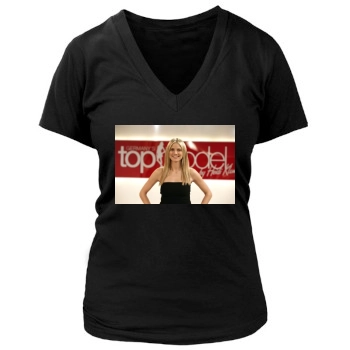 Heidi Klum Women's Deep V-Neck TShirt