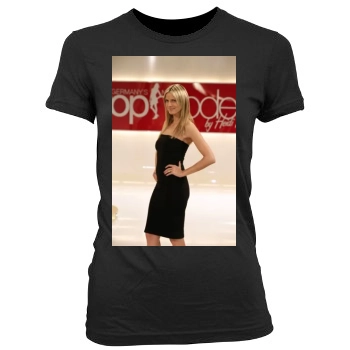 Heidi Klum Women's Junior Cut Crewneck T-Shirt