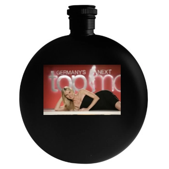 Heidi Klum Round Flask