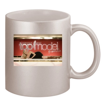 Heidi Klum 11oz Metallic Silver Mug