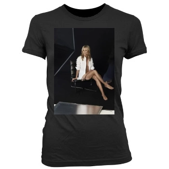 Heidi Klum Women's Junior Cut Crewneck T-Shirt