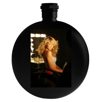 Heidi Klum Round Flask