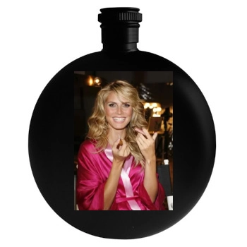 Heidi Klum Round Flask