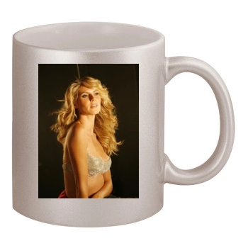 Heidi Klum 11oz Metallic Silver Mug